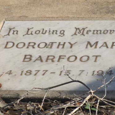 BARFOOT Dorothy Mary 1877-1947