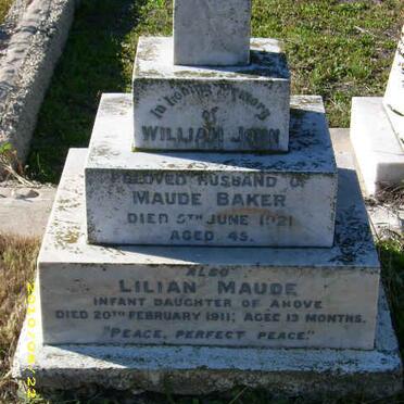 BAKER William John -1921  :: BAKER Lilian -1911