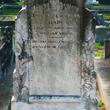 BAIN Andrew Charles -1928