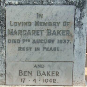 BAKER Margaret -1942