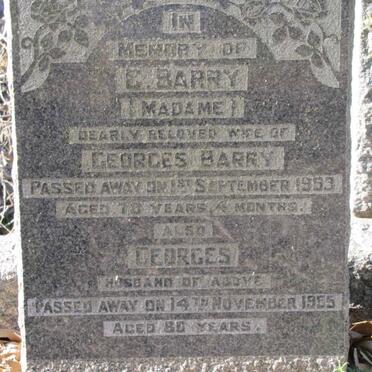 BARRY George -1955 &amp; G. -1953