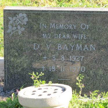 BAYMAN D.V. 1927-1970