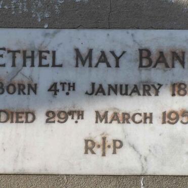 BANKS Ethel May 1892-1950