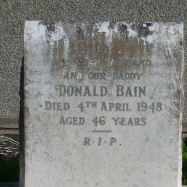 BAIN Donald -1948