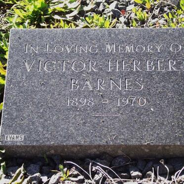 BARNES Victor Herbert 1898-1970