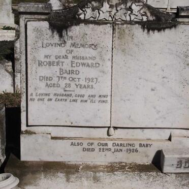 BAIRD Robert Edward -1927 :: BAIRD Baby -1926