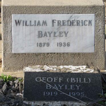 BAYLEY William Frederick 1879-1936 :: BAYLEY Geoff 1919-1995