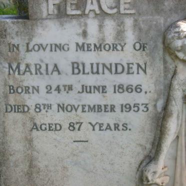 BLUNDEN Maria 1866-1953