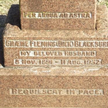 BLACKBURN Graeme Flemming 1891-1952