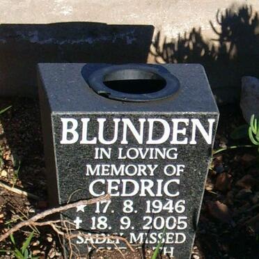 BLUNDEN Cedric 1946-2005