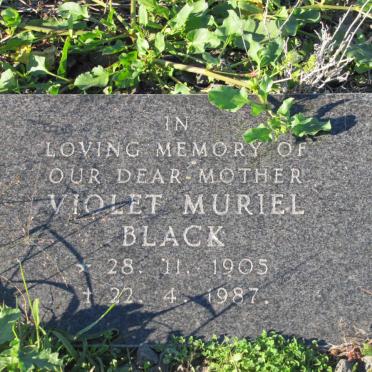 BLACK Violet Muriel 1905-1987