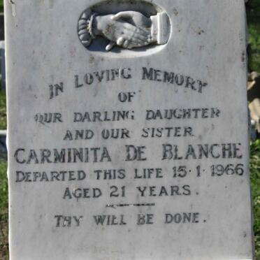BLANCHE Carminita, de -1966