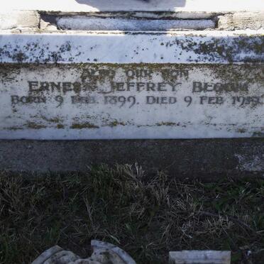 BLOOM Ernest Jeffrey 1899-1919