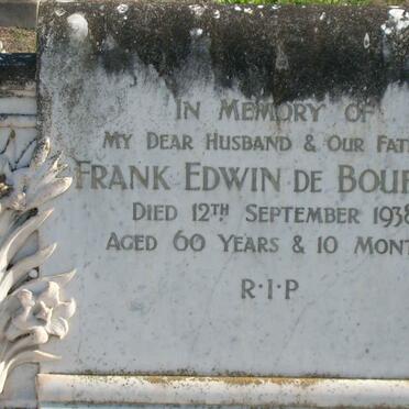 BOUFFLER Frank Edwin, de -1938