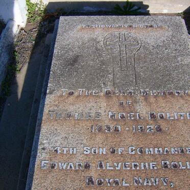 BOLITHO Thomas Noel 1890-1928_1