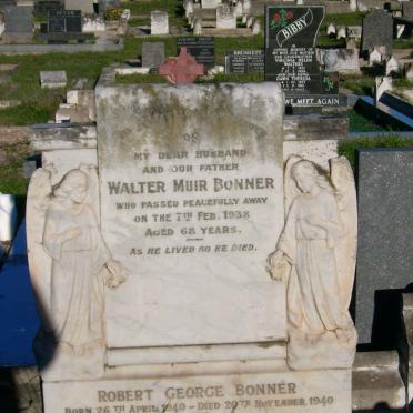 BONNER Walter Muir -1938 :: BONNER Robert George 1940-1940