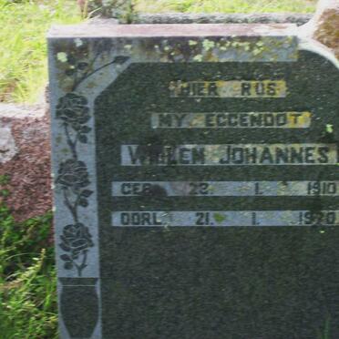 BOTHA Willem Johannes 1910-1970