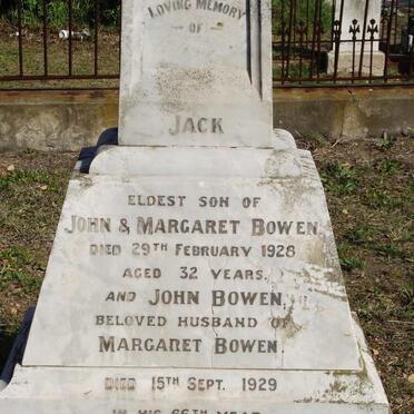 BOWEN Jack -1928 :: BOWEN John -1929