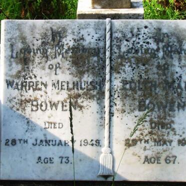 BOWEN Warren Melhuish -1949 &amp; Edith Mary -1951