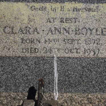 BOYLETT Clara Ann 1872-19?7