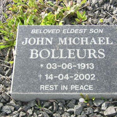 BOLLEURS John Michael 1913-2002