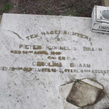 BRAAM Pieter Cornelis 1843- &amp; Carolina 1845-1901