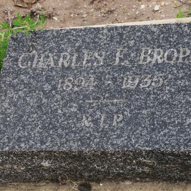 BROPHY Charles F. 1894-1935