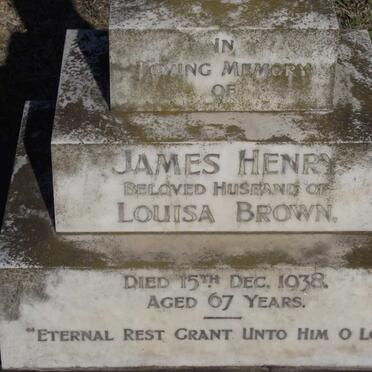 BROWN James Henry -1938