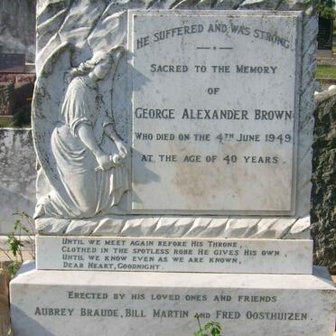 BROWN George Alexander -1949