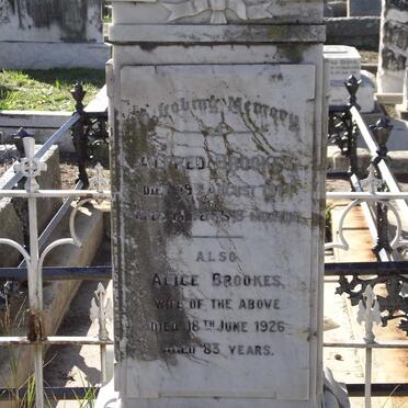BROOKES Alfred -1914 &amp; Alice -1926