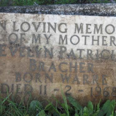 BRACHER Evelyn Patricia nee WARRE -1968