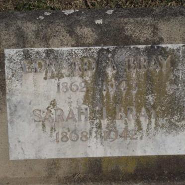 BRAY Edward A. 1862-1945 &amp; Sarah J. 1868-1942