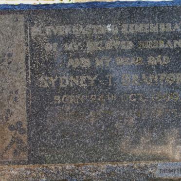 BRANDFORD Sydney T. 1899-1955