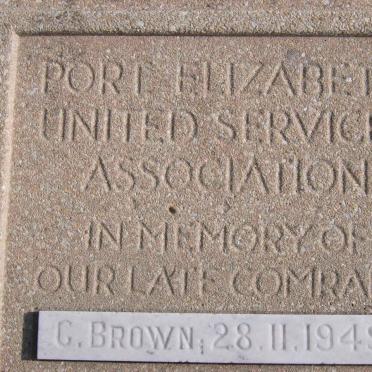 BROWN G. -1949