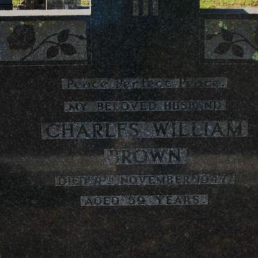 BROWN Charles William -1947