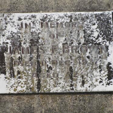 BROWN James F. -1937