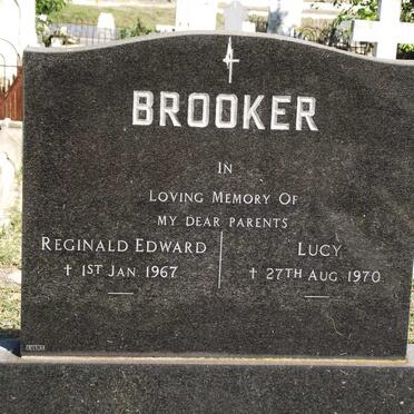 BROOKER Reginald Edward -1967 &amp; Lucy -1970