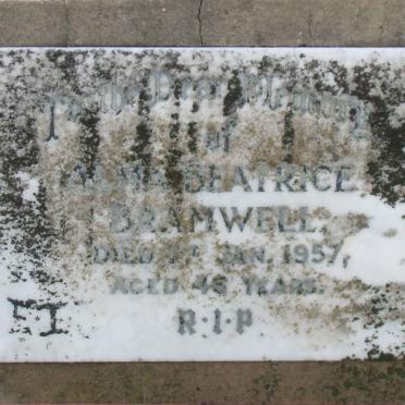 BRAMWELL Alma Beatrice -1957