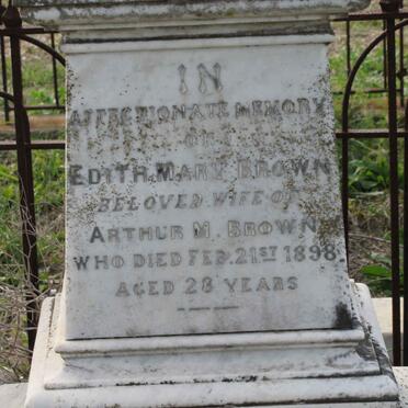 BROWN Edith Mary -1898