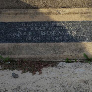 BURMAN Alf 1869-1953