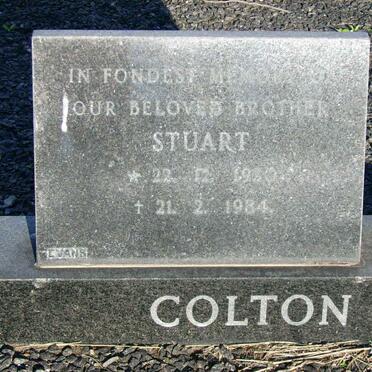 COLTON Stuart 1930-1984