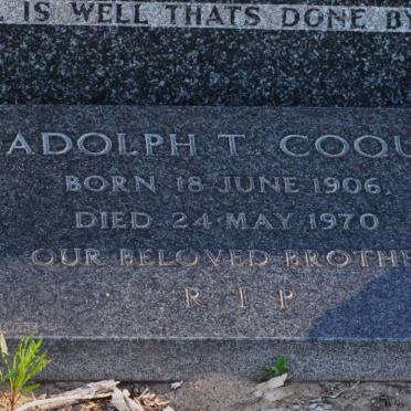 COQUI Adolph T. 1906-1970