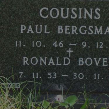 COUSINS Paul Bergsman 1946-1946 :: COUSINS Ronald Bovey 1953-1953