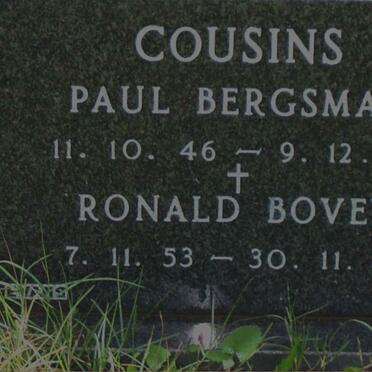 COUSINS Paul Bergsman 1946-1946 :: COUSINS Ronald Bovey 1953-1953