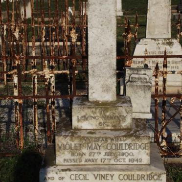COULDRIDGE Cecil Viney 1890-1957 &amp; Violet May 1890-1942