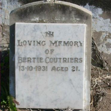 COUTRIERS Bertie -1931