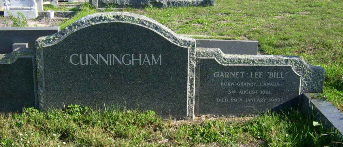 CUNNINGHAM Garnet Lee 1891-1953