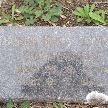 CUNNINGHAM Thomas Henry Stewart 1905-1956