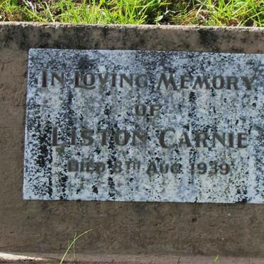 CARNIE Liston -1939