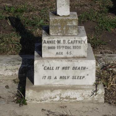 CAFFNEY Annie M. B.  -1906